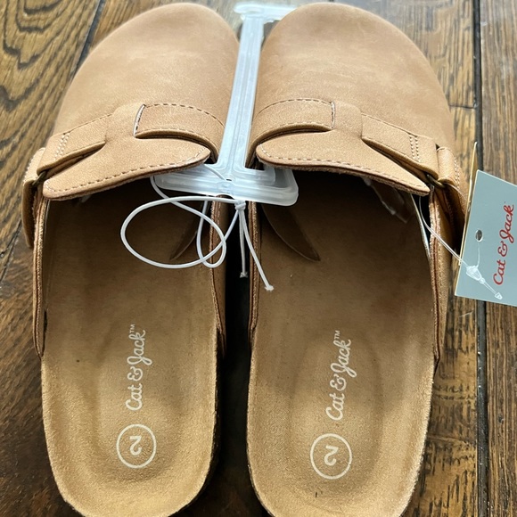 Girls' Perry Slip-On Footbed Sandals - Cat & Jack Cognac/Perry - Picture 4 of 4